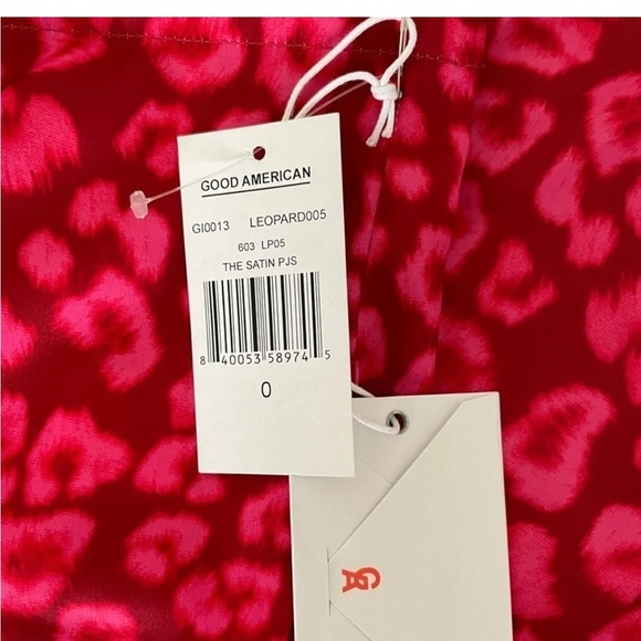 Good American red leopard pajama set - Picture 4 of 16